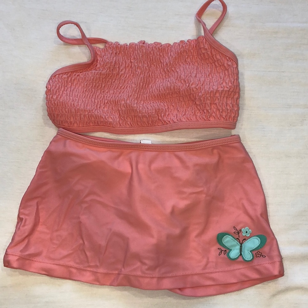 Girls GAP 2 piece bathing suit Sz 8
